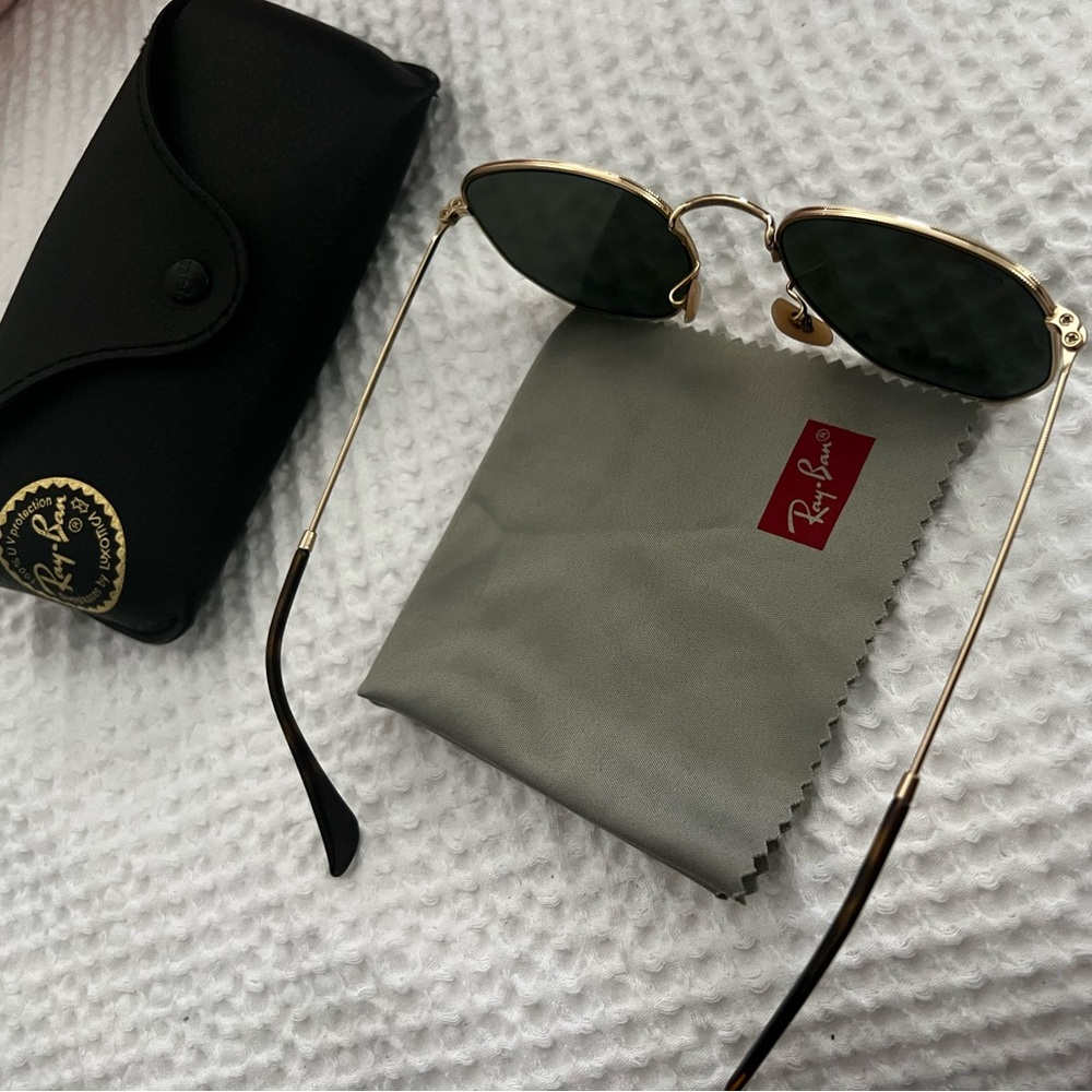 Ray Ban Hexagonal Sunglasses - Picture 4 of 5